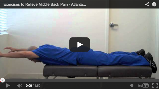car accident doctor atlanta - mid back pain